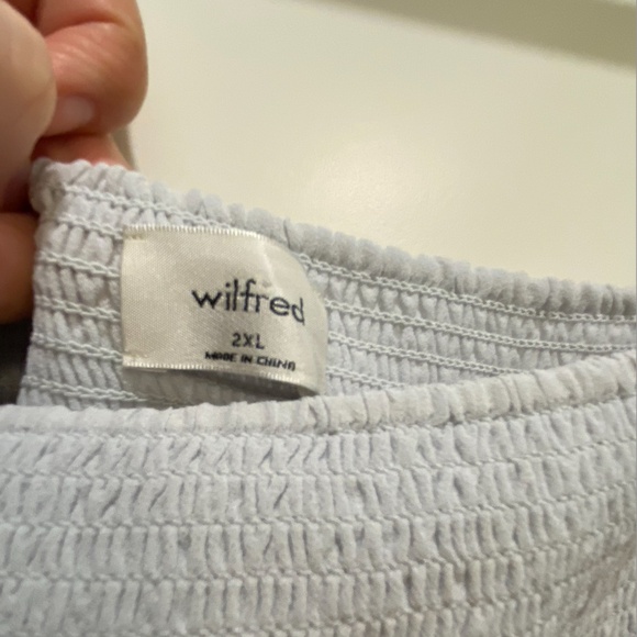 Aritzia - Wilfred Light Blue Tempest Mini Dress - Size 2XL - Picture 2 of 3